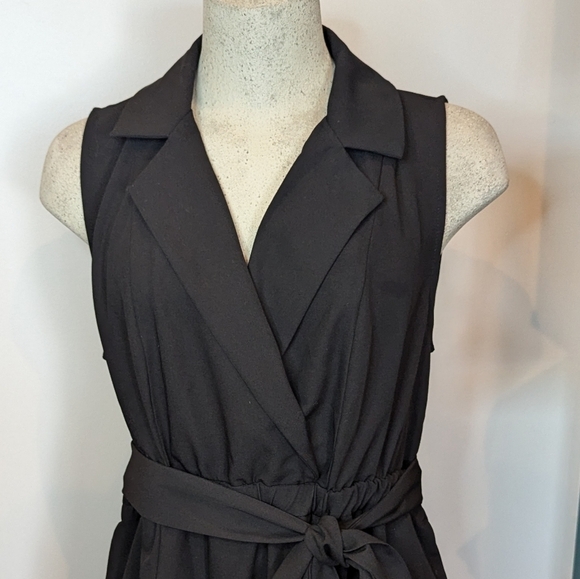 NWT Torrid black Midi Shirtdress with tie waist 0x, 12 - Picture 15 of 17